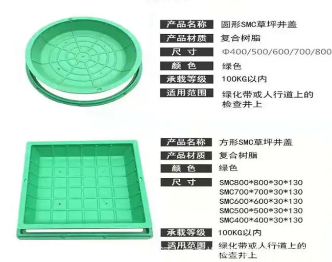 麻江树脂复合种植井盖展示